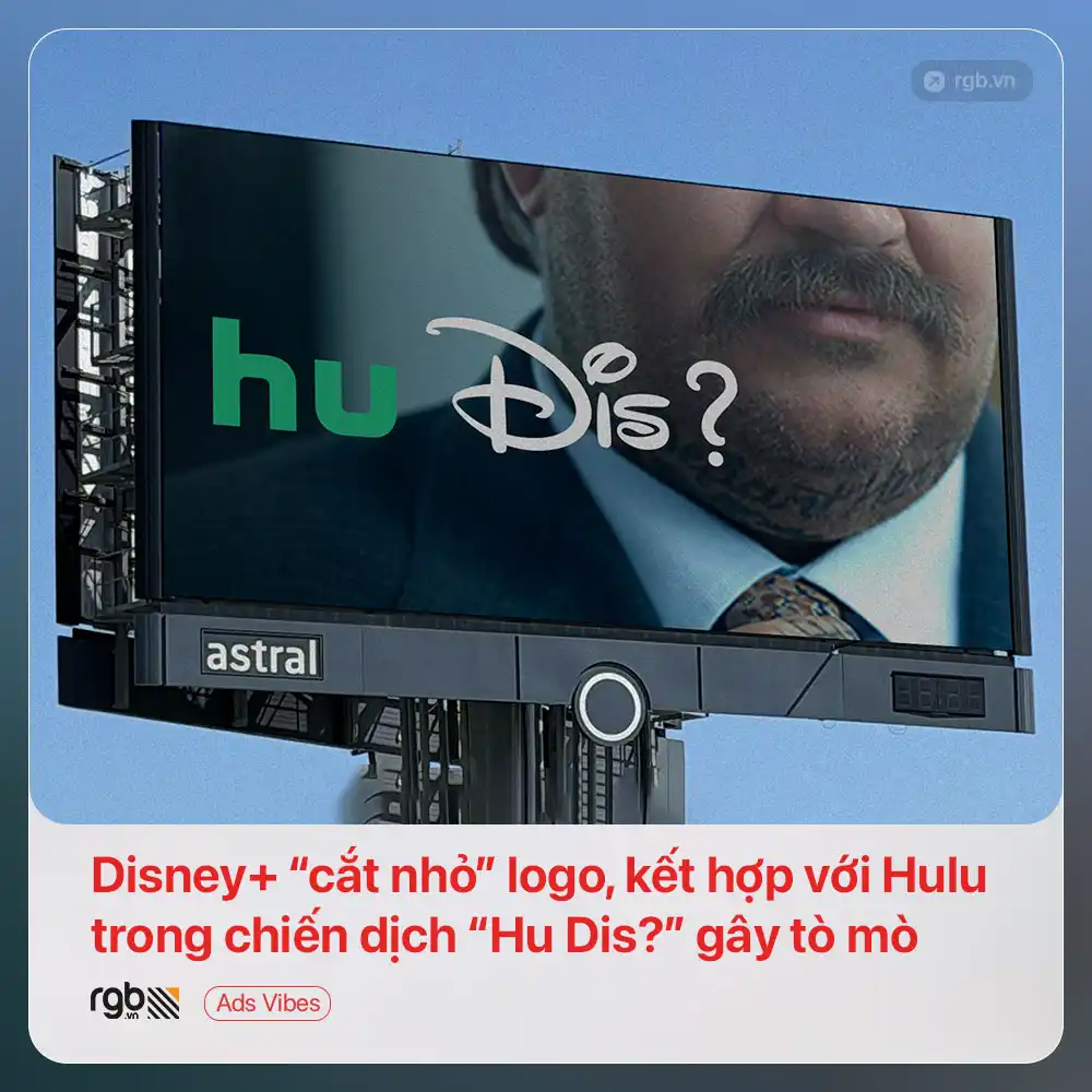 “Hu Dis?”: Khi Disney+ và Hulu cắt ghép logo để tạo nên câu hỏi gây tò mò